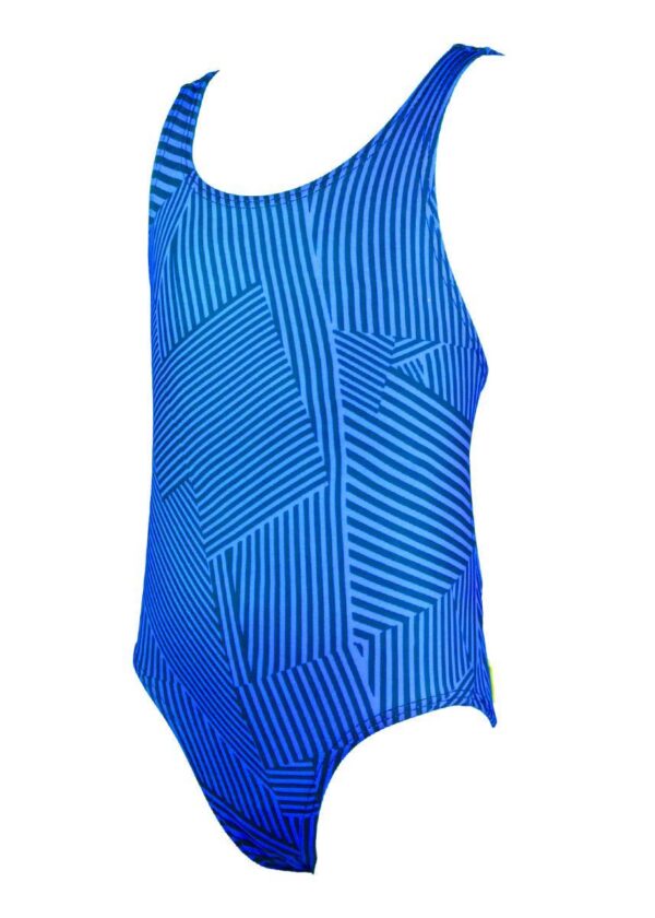 Finis Kids Maze Bladeback Swimsuit - Blue-0