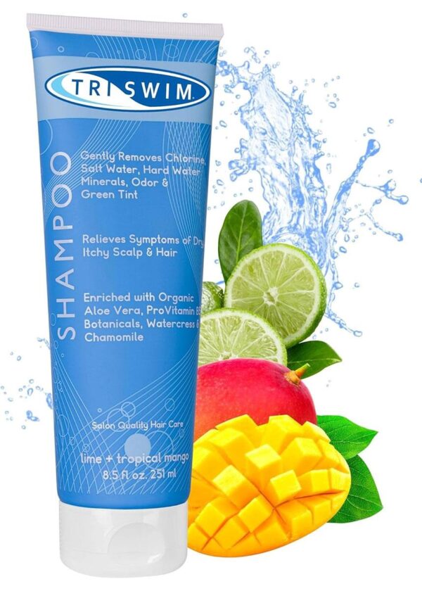 SBR Triswim Chlorine Removal Shampoo - Lime & Tropical Mango - 251 ml-0