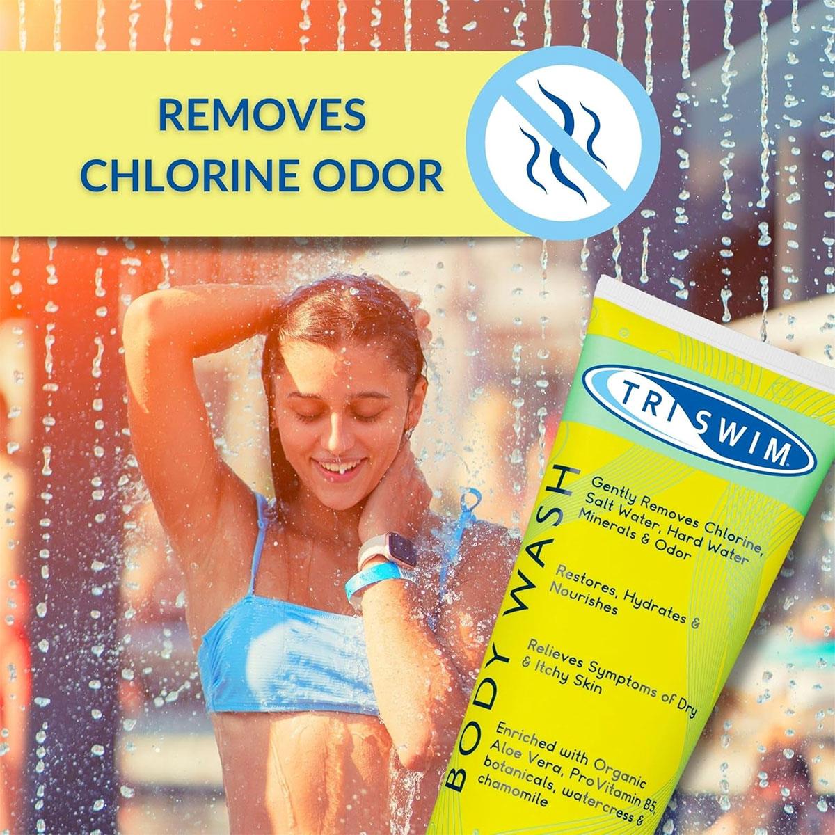 SBR Triswim Chlorine Removal Body Wash - Zen Lime & Mango - 251 ml-613929