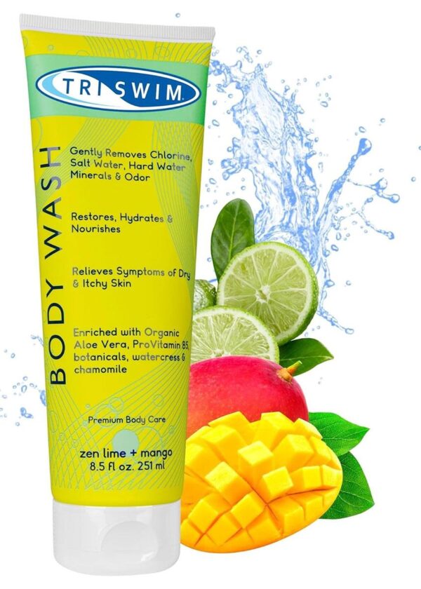 SBR Triswim Chlorine Removal Body Wash - Zen Lime & Mango - 251 ml-0