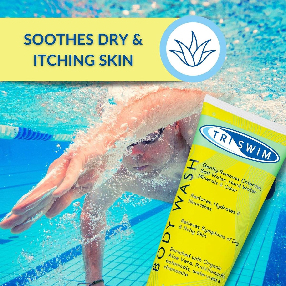 SBR Triswim Chlorine Removal Body Wash - Zen Lime & Mango - 251 ml-613923