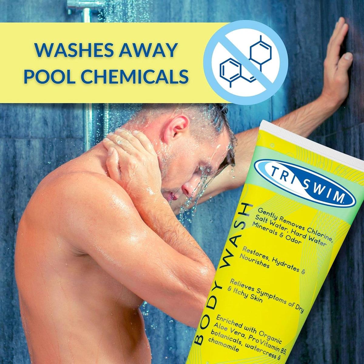 SBR Triswim Chlorine Removal Body Wash - Zen Lime & Mango - 251 ml-613927