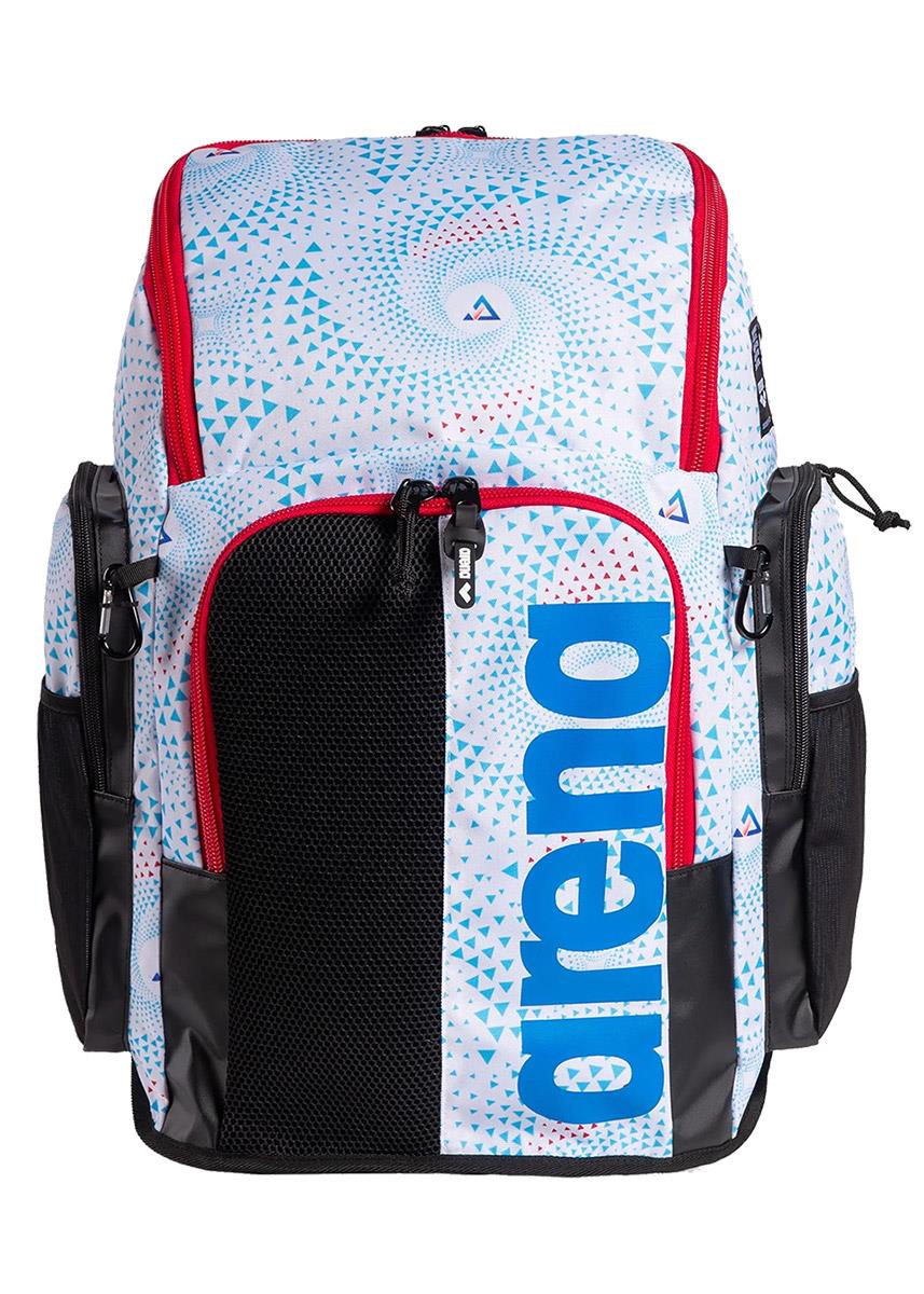 Arena Spiky III 45L Allover Backpack - Fireflow / White