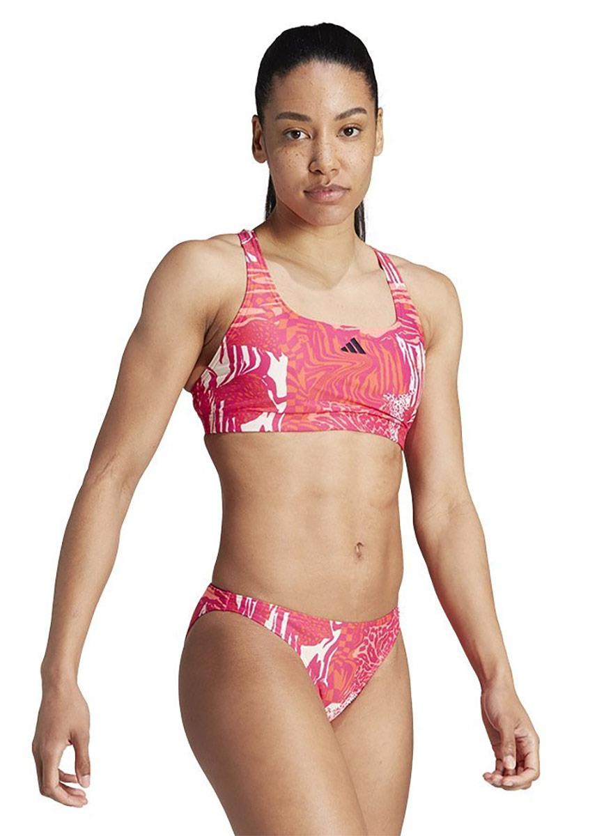 Adidas GRX スイムビキニ - レッド/マゼンタ/ホワイト - ProSwimwear