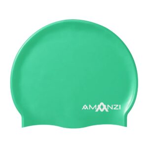 AMANZI Peppermint Silicone Swim Cap