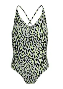 Nike Girls Wild Lace Up One Piece Swimsuits - Barely Volt