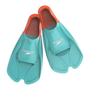Speedo बायोफ़्यूज़ प्रशिक्षण पंख - आर्कटिक ग्लास / ज्वालामुखी ओरंग