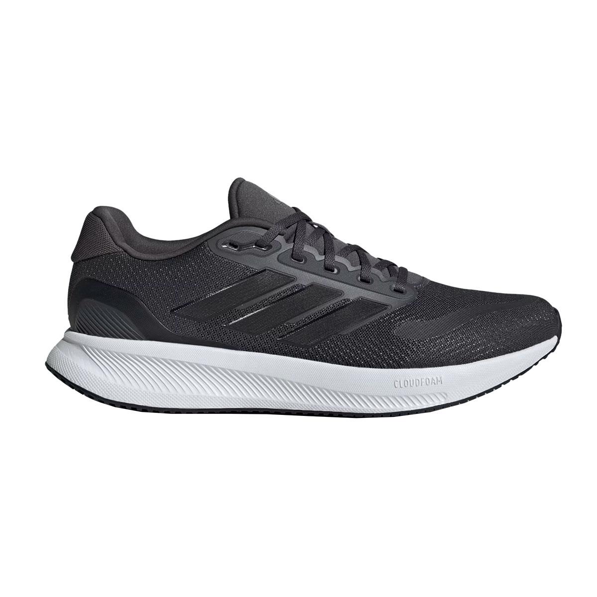 adidas gazelle silver green womens adidas RUNFALCON 3.0 Wide Cloudfoam Running Shoes | White | Men's main image 1