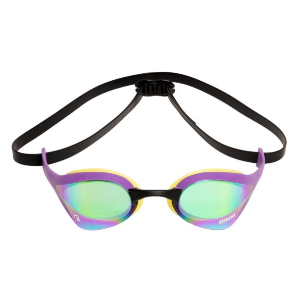 Arena Cobra Ultra Swipe Mirror Goggles - Emerald / Plum / Lime