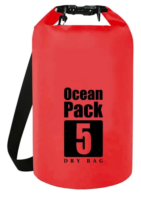 תיק יבש Ocean Pack 5 ליטר - אדום