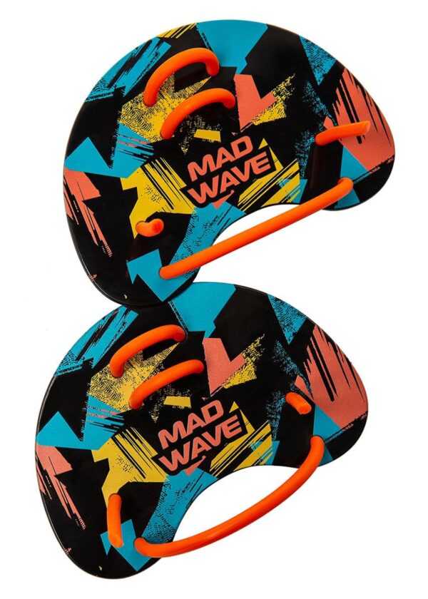Mad Wave Finger Fun Paddles - Azure