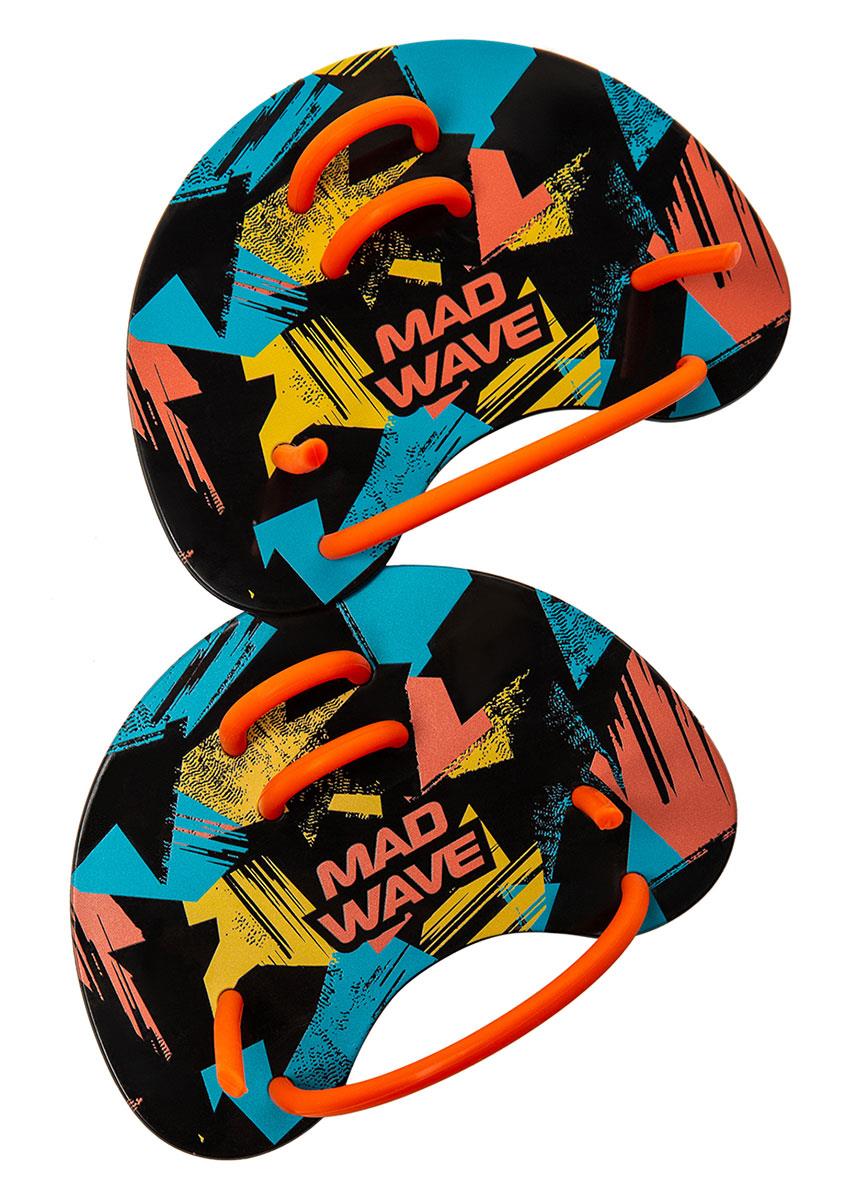 Mad Wave Finger Fun Paddles - Azure
