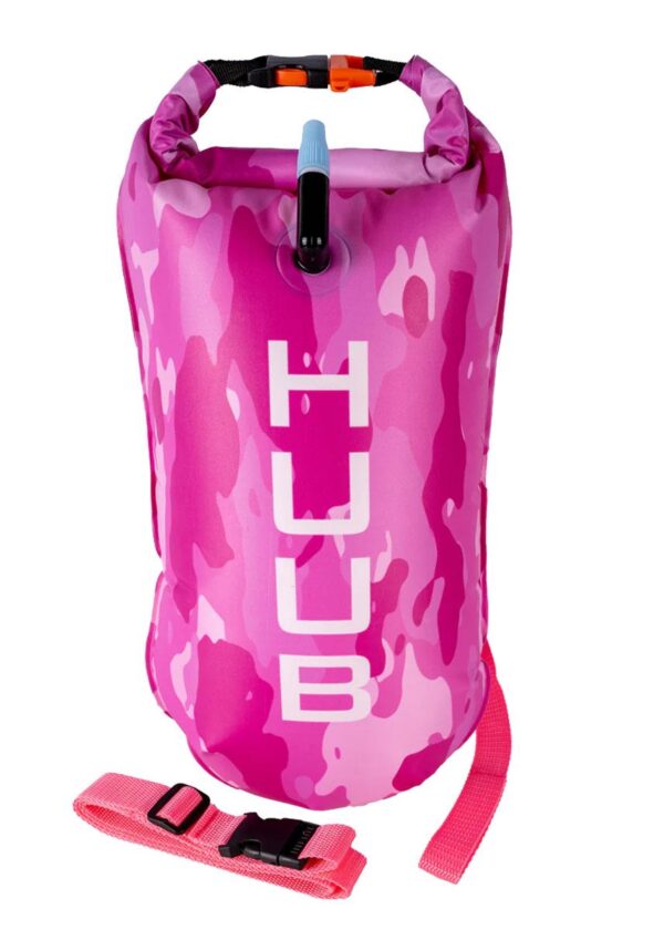 HUUB Safety Tow Float - Pink Camo