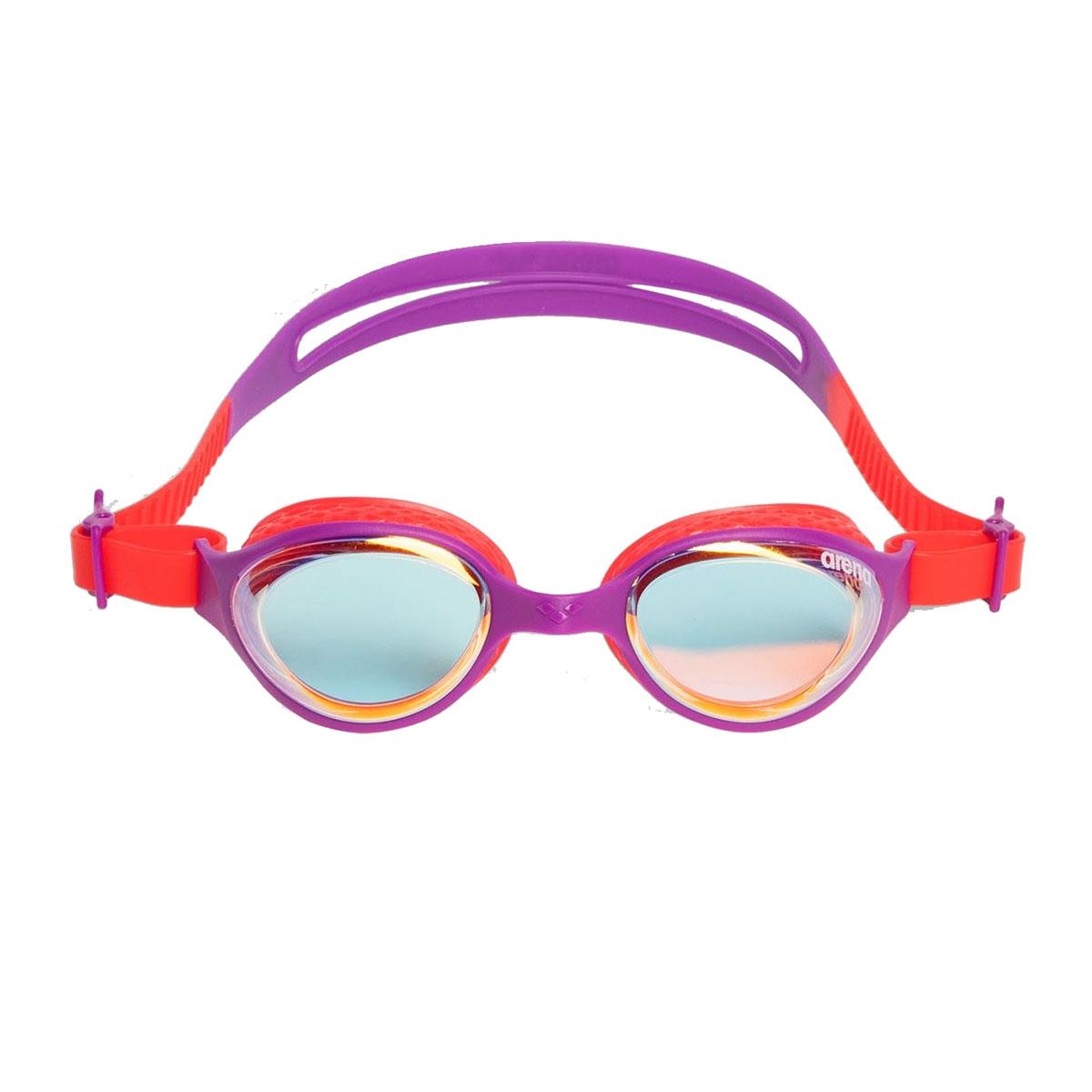 Arena Junior Air Mirror Goggles - Copper / Plum / Coral-628859