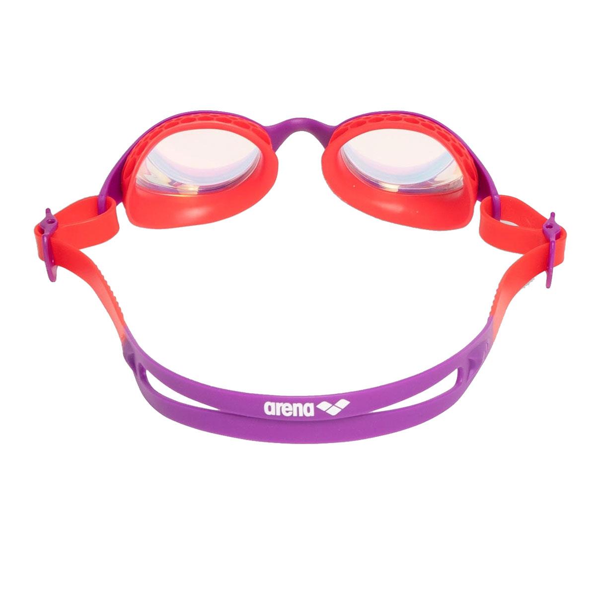Arena Junior Air Mirror Goggles - Copper / Plum / Coral-628861