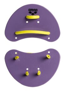 Arena Elite Finger Paddles - Plum / Lime