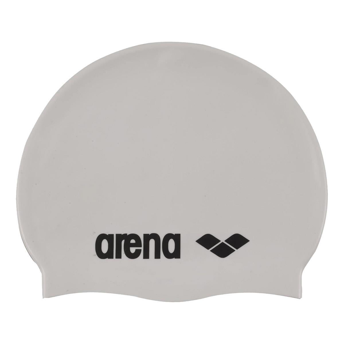 Arena Classic Silicone Cap - White / Black-0
