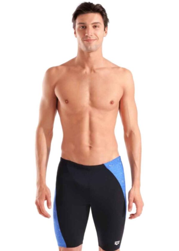 Arena Mens Ribbed Jammer - Black / Royal Multi-0