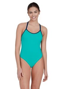 FunAqua Womens Gemstone Tie Back Swimsuit - Turquoise