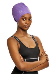 Soul Cap Adult Voluminous Swim Cap - Purple