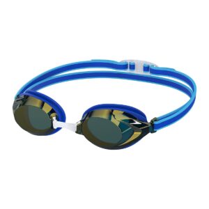 Speedo משקפי מגן Junior Vanquisher 3.0 עם מראות - קובלט פופ / זהב