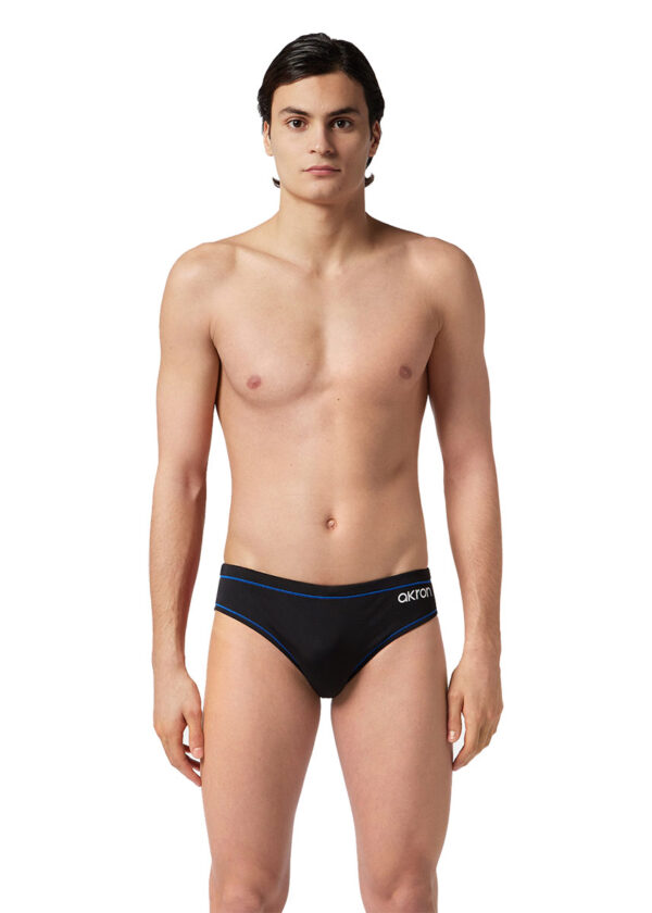 Akron Men's Addison Evo Bicolour Brief - Black/ Red