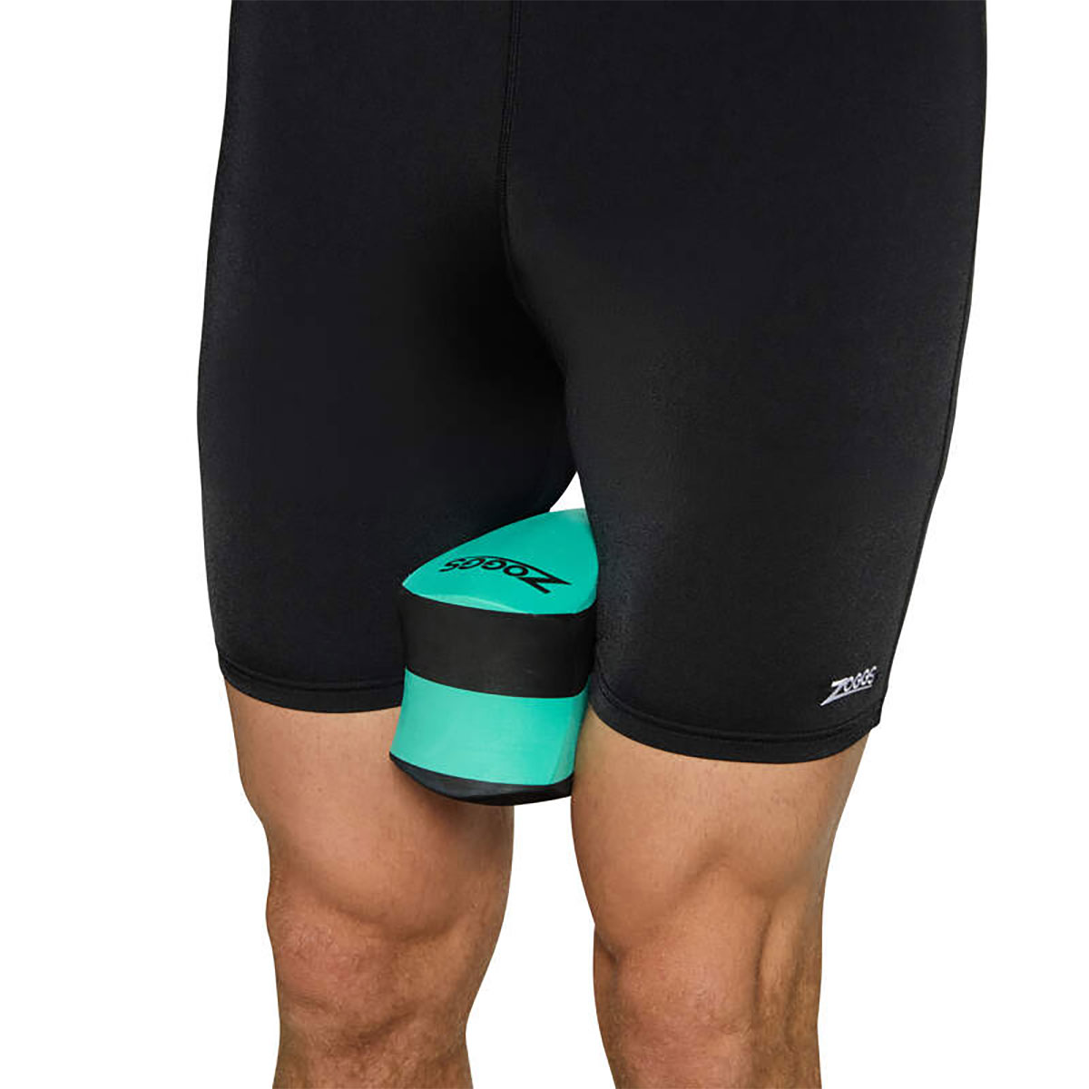 Zoggs Pull Buoy - Black / Turquoise - Image 3