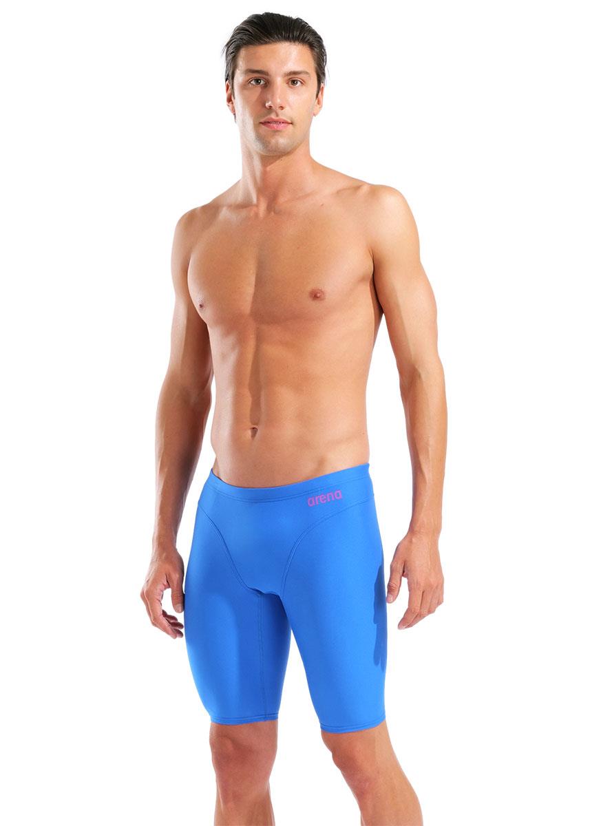 Arena Mens Hyperflow Solid Jammer - Blue / Purple - Image 4