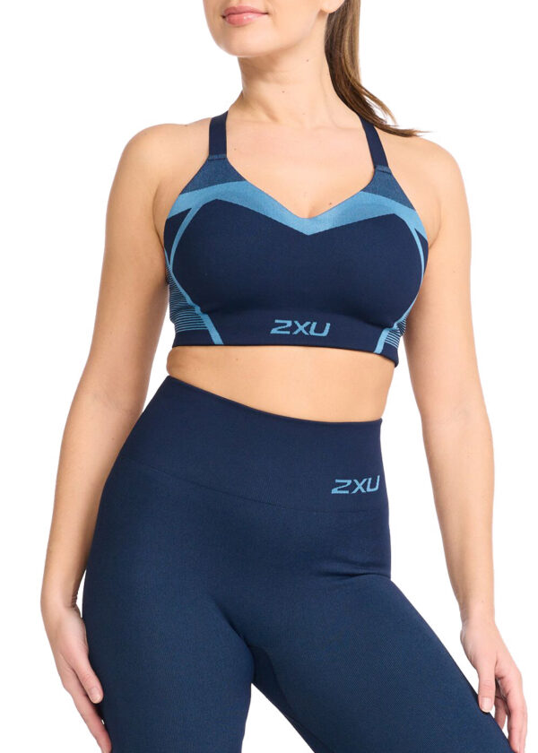 2XU חזיית Motion Tech לנשים - חצות / כחול אגם