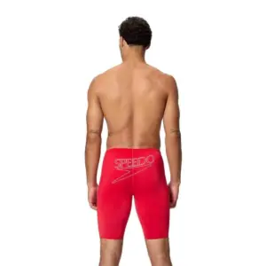 Speedo גברים Endurance+ לוגו Jammer אדום