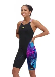 Speedo Women's Fastskin LZR Ignite Kneeskin - Black/Pink