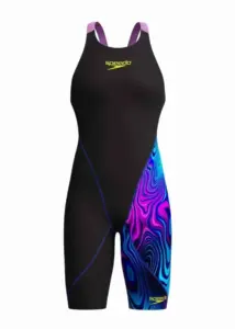 Speedo Girls Fastskin LZR Ignite Kneeskin - Black/Pink