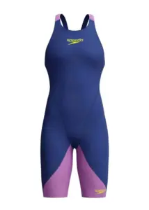 Speedo Girls Fastskin LZR Ignite Kneeskin - Navy/Purple