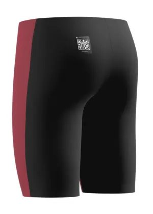 Speedo Erkek Fastskin Junior Endurance+ Max Yüksek Bel Jammer – Siyah/Kırmızı