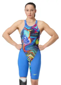 Speedo Women's Fastskin LZR Pure Valor 2.0 Closedback Kneeskin - Multi/Blue