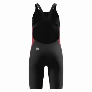 Speedo בנות Fastskin זוטר Endurance+ מקס גב פתוח - עור כף הרגל - אדום/שחור