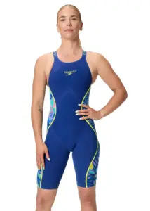 Speedo Fastskin LZR Pure Intent 2.0 Closedback Kneeskin – Blue/Multi