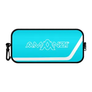 AMANZI Dominate Pearl Mirror Goggles – Aqua / White