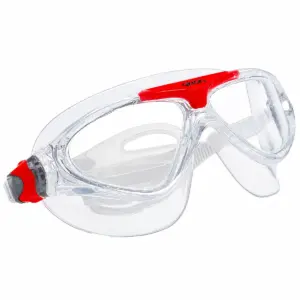 Akron Shark Junior Goggles - Clear / Red