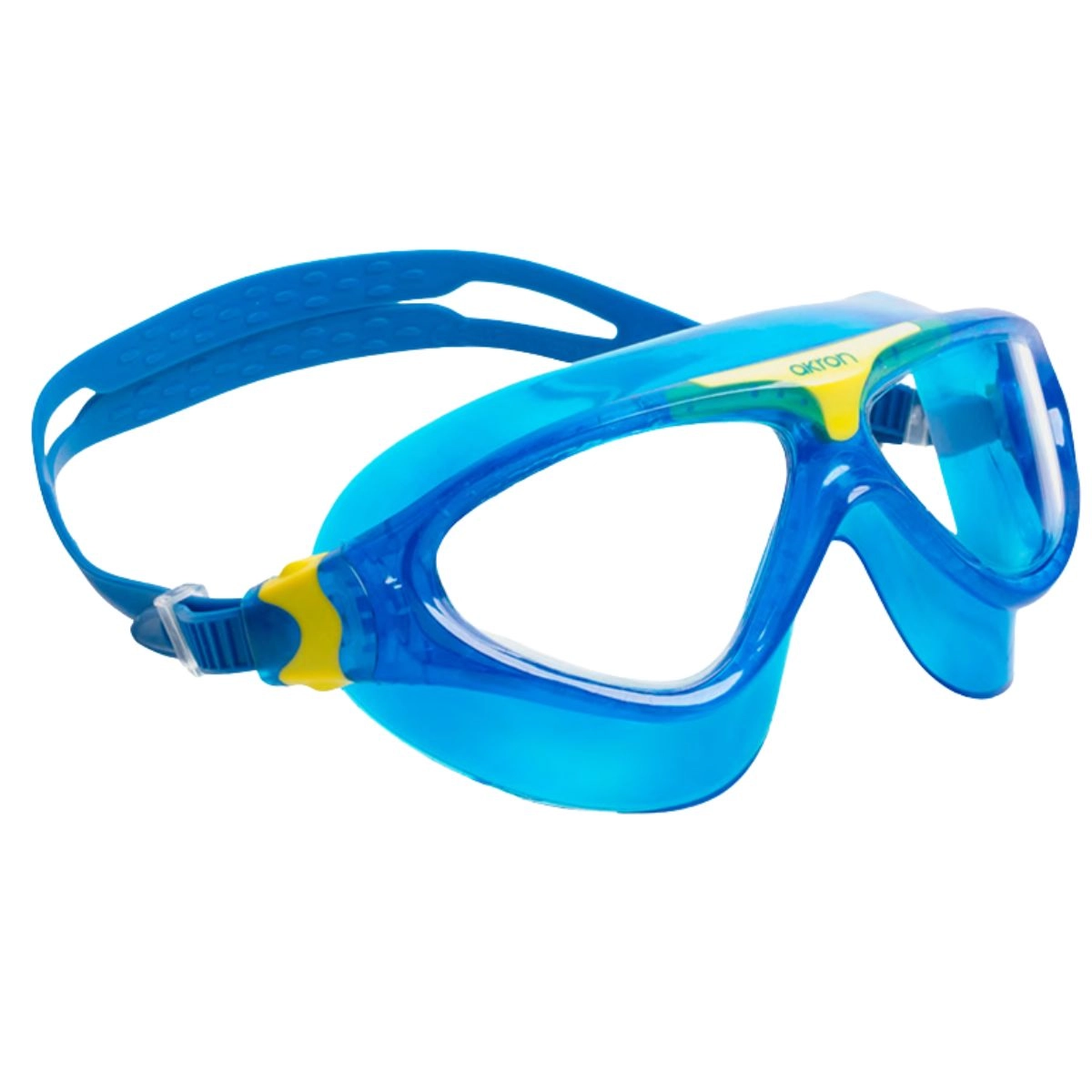 Akron Shark Junior Goggles - Blue / Flou Green