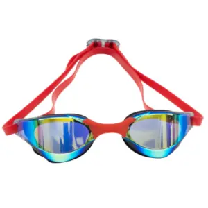 Akron Orca Mirrored Goggles – Red