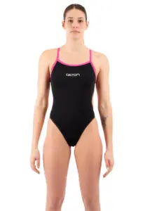 Akron Vittoria ThinFit Swimsuit - Black / Pink