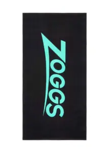 Zoggs Swimming Pool Towel - Black / Turquoise