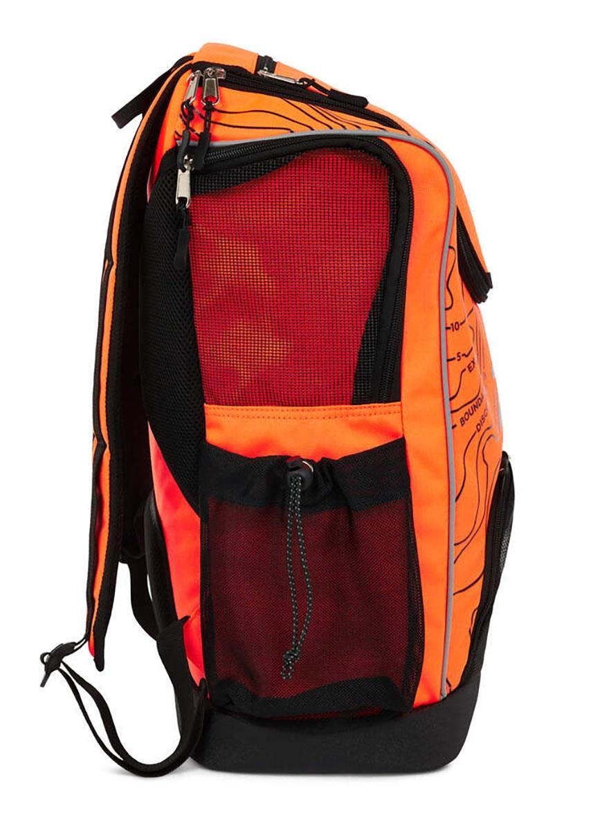 Zoggs Planet Backpack 33L - Orange / Black - Image 2