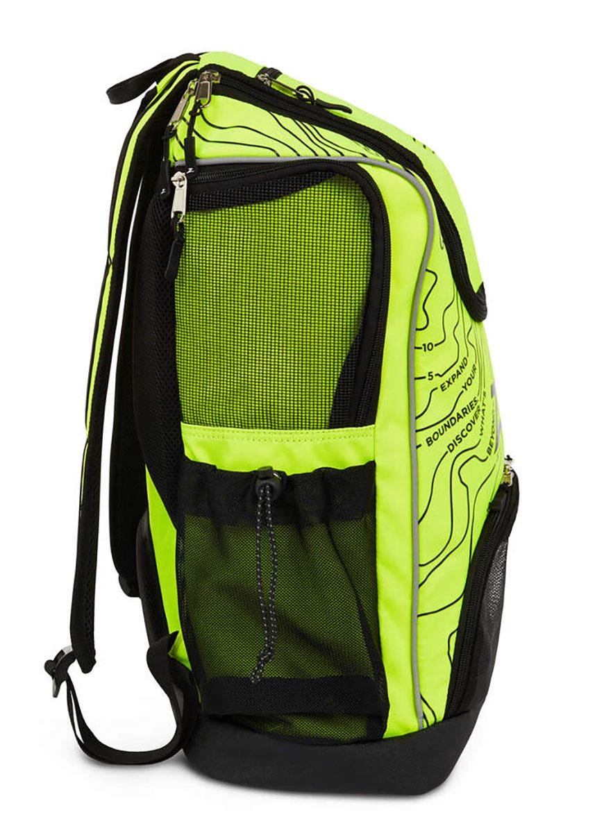 Zoggs Planet Backpack 33L - Yellow / Black - Image 2