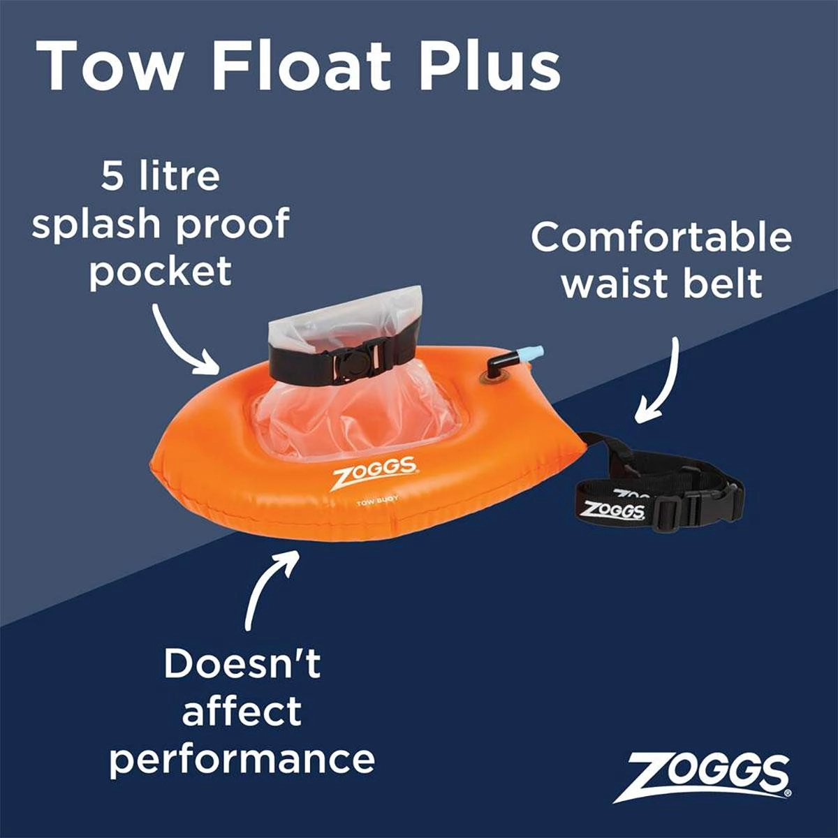 Zoggs Open Water Tow Float Plus - Image 4