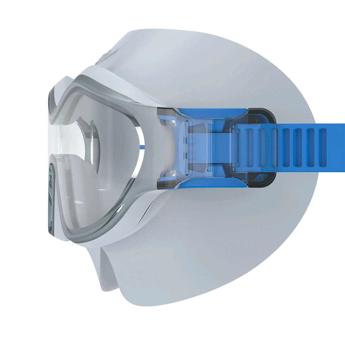 Speedo Hydrosity Mask - Grey / Clear - Image 2
