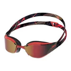 Speedo Fastskin Hyper Elite Mirror Goggles - Black / Red
