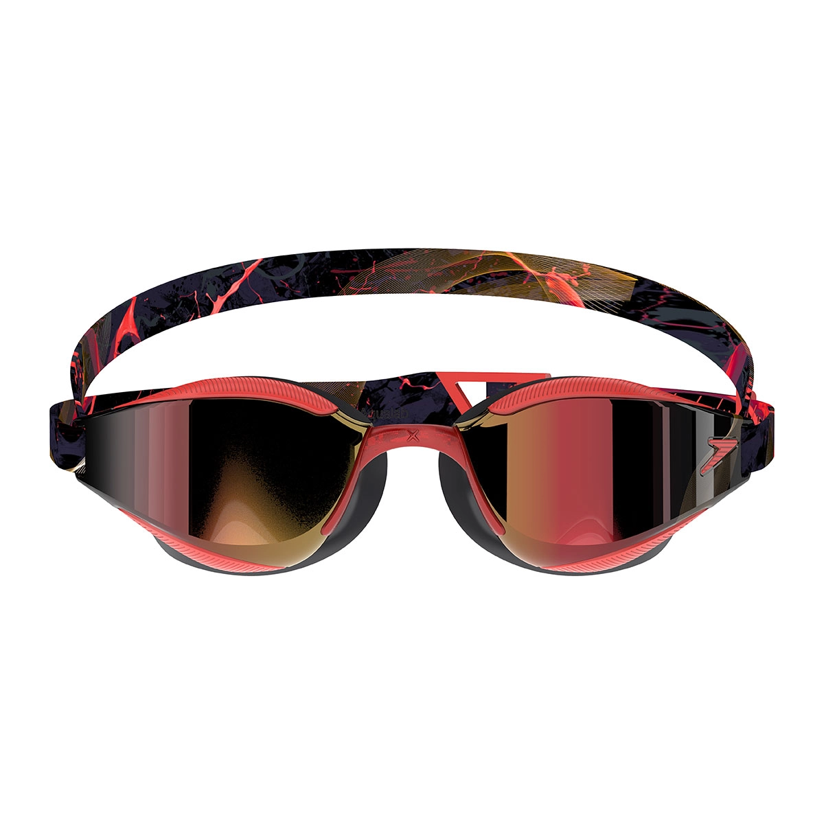 Speedo Fastskin Hyper Elite Mirror Goggles - Black / Red - Image 5