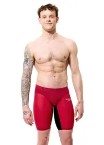 Speedo Fastskin LZR Pure Valor 2.0 Jammer - Red / Black